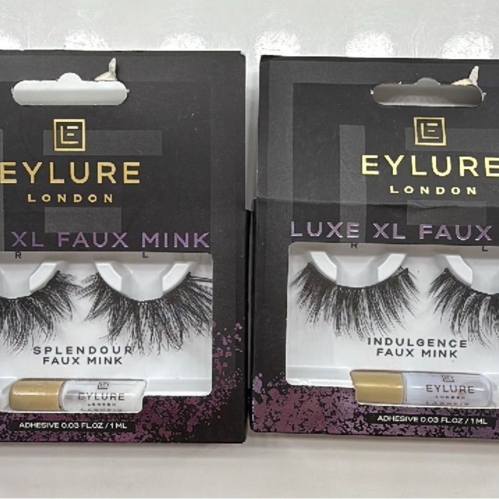 Eylure Luxe XL Faux Mink Lashes - Black